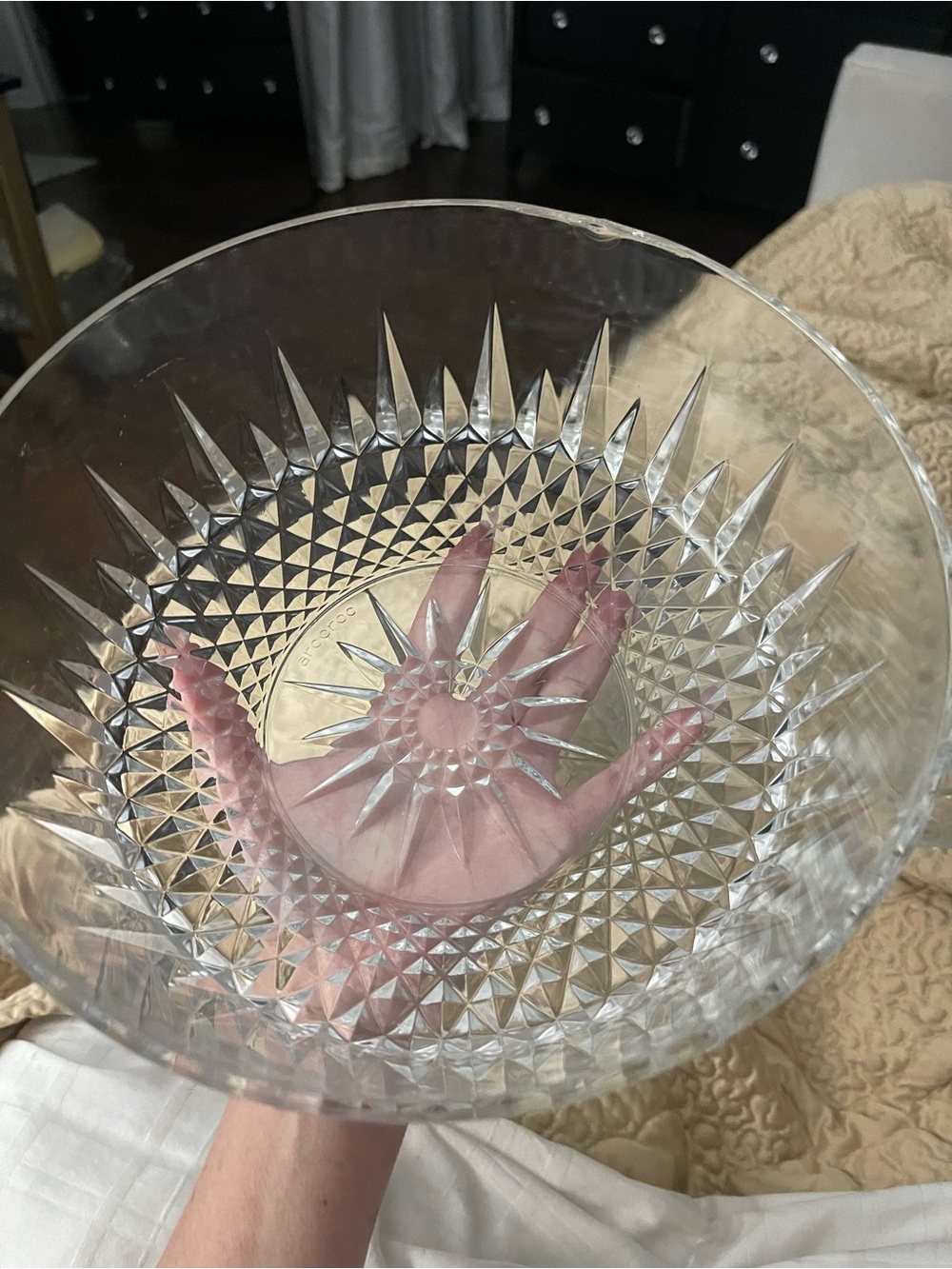 Arcotoc France Diamant Bowl set- 1 large, 2 small